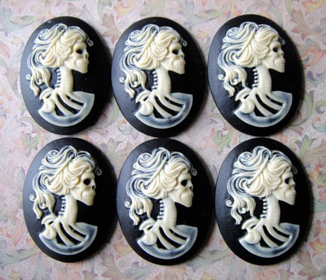 skull_lady_cameo_lot skull lady cameo