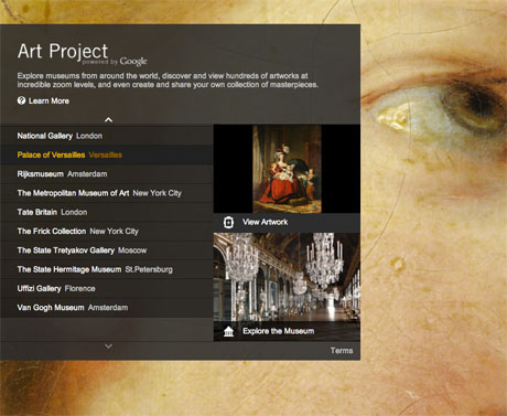 google-art-home-page